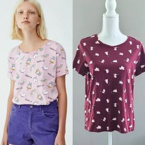 pull and bear unicorn t shirt